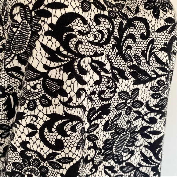 Style & Co Lace Pattern Sleeveless mock neck XL - Picture 3 of 4